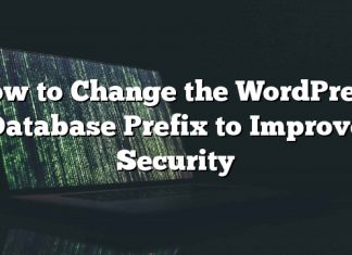 Cómo cambiar el prefijo de la base de datos de WordPress para mejorar la seguridad