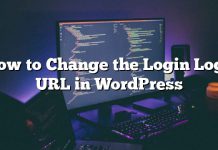 Cómo cambiar la URL del logotipo de inicio de sesión en WordPress