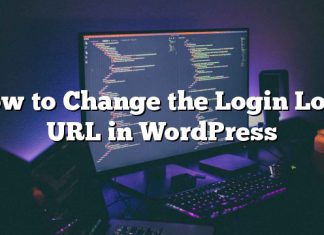 Cómo cambiar la URL del logotipo de inicio de sesión en WordPress