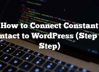 Cómo conectar el contacto constante con WordPress (paso a paso)