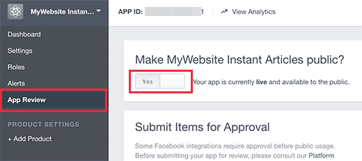 Haga su aplicación en vivo Haga su aplicación en vivo