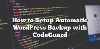 Cómo configurar Copia de seguridad automática de WordPress con CodeGuard