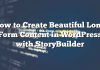 Cómo crear contenido largo y hermoso en WordPress con StoryBuilder