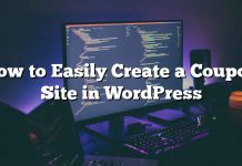 Cómo crear fácilmente un sitio de cupones en WordPress