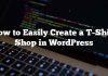 Cómo crear fácilmente una camiseta Comprar en WordPress