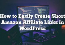 Cómo crear fácilmente vínculos de afiliados amazónicos cortos en WordPress