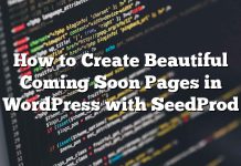 Cómo crear hermosas páginas próximas en WordPress con SeedProd