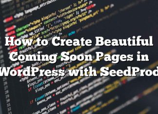 Cómo crear hermosas páginas próximas en WordPress con SeedProd
