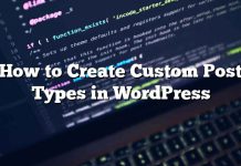 Cómo crear tipos de publicación personalizados en WordPress