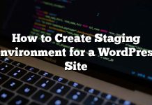 Cómo crear un entorno intermedio para un sitio de WordPress