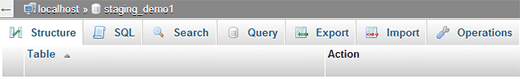 Copiando la base de datos usando phpMyAdmin 