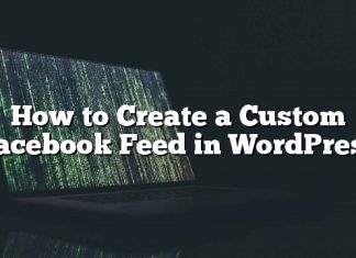 Cómo crear un feed de Facebook personalizado en WordPress