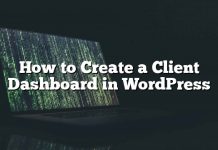 Cómo crear un panel de control del cliente en WordPress