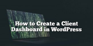 Cómo crear un panel de control del cliente en WordPress