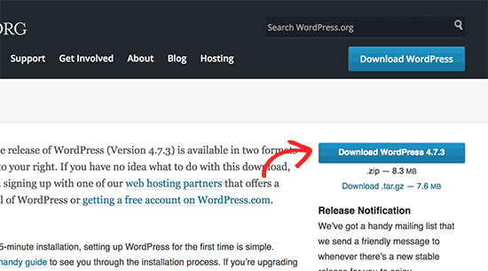 Descargar WordPress 