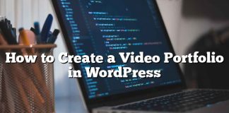 Cómo crear una cartera de video en WordPress