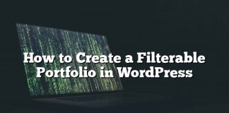 Cómo crear una cartera filtrable en WordPress
