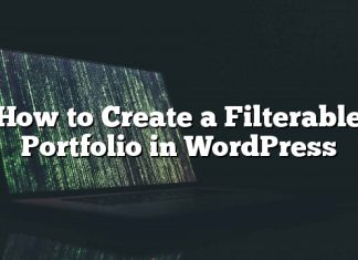 Cómo crear una cartera filtrable en WordPress