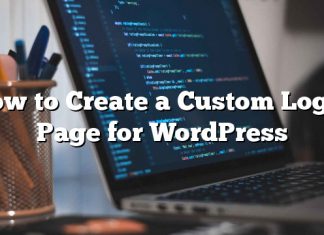 Cómo crear una página de inicio de sesión personalizada para WordPress