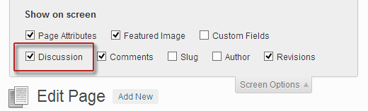 Mostrar cuadro meta de discusiones en la pantalla de edición de publicaciones Mostrar cuadro meta de discusiones en la pantalla de edición de publicaciones