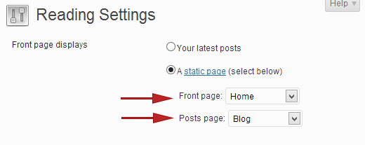 Configurar una página de blog en WordPress Configurar una página de blog en WordPress