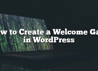 Cómo crear una puerta de bienvenida en WordPress