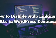 Cómo deshabilitar el enlace automático de URL en comentarios de WordPress