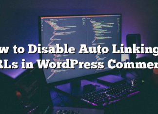 Cómo deshabilitar el enlace automático de URL en comentarios de WordPress
