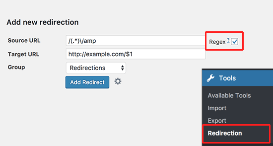 AMP Redirect AMP Redirect