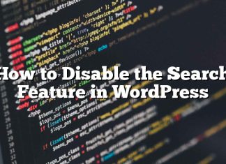 Cómo deshabilitar la función de búsqueda en WordPress