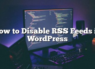 Cómo deshabilitar las fuentes RSS en WordPress