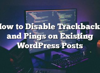 Cómo deshabilitar Trackbacks y Pings en publicaciones existentes de WordPress