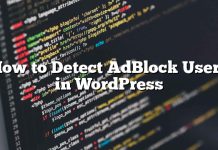 Cómo detectar usuarios de AdBlock en WordPress
