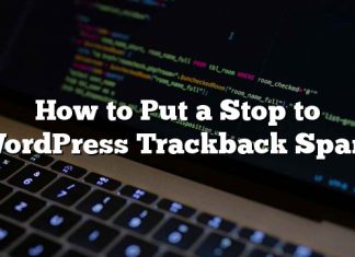 Cómo detener el spam de WordPress Trackback