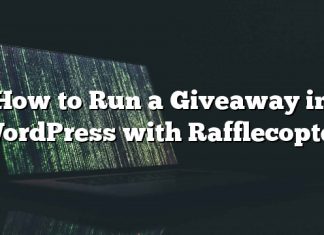 Cómo ejecutar un sorteo en WordPress con Rafflecopter