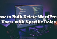 Cómo eliminar a granel los usuarios de WordPress con funciones específicas