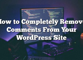 Cómo eliminar completamente los comentarios de su sitio de WordPress