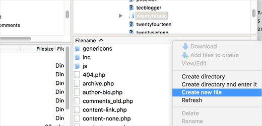 Nueva plantilla de comentarios en blanco 