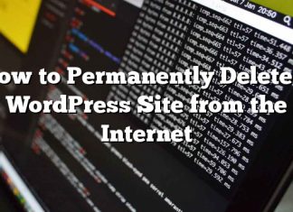 Cómo eliminar permanentemente un sitio de WordPress de Internet