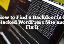 Cómo encontrar una puerta trasera en un sitio de WordPress pirateado y arreglarlo