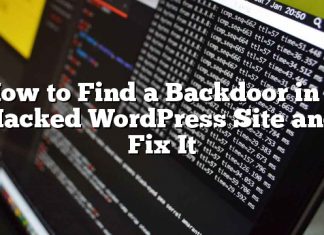 Cómo encontrar una puerta trasera en un sitio de WordPress pirateado y arreglarlo