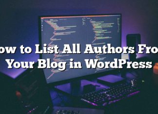 Cómo enumerar todos los autores de tu blog en WordPress