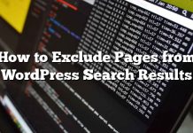 Cómo excluir páginas de resultados de búsqueda de WordPress