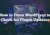 Cómo forzar a WordPress a buscar actualizaciones de complementos