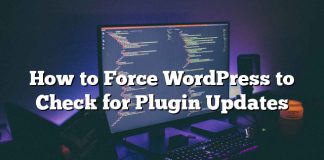 Cómo forzar a WordPress a buscar actualizaciones de complementos