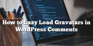 Cómo gravadores de carga lenta en comentarios de WordPress