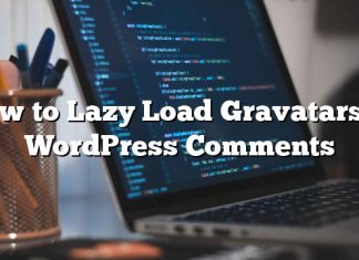 Cómo gravadores de carga lenta en comentarios de WordPress