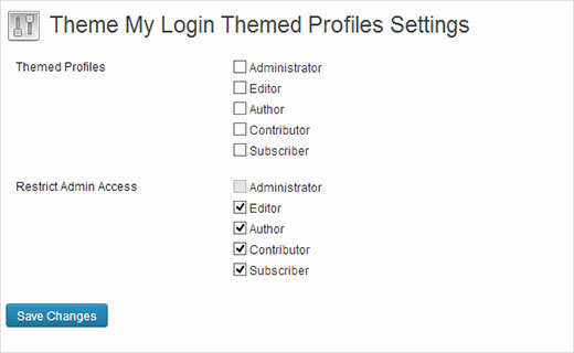 Habilitación de perfiles temáticos 