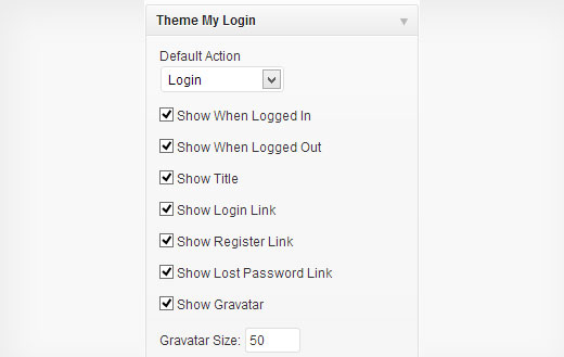 Tema de mi widget de inicio de sesión 