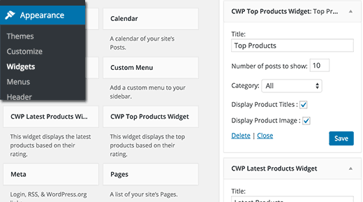 Agregar widgets de reseñas en la barra lateral de WordPress Agregar widgets de reseñas en la barra lateral de WordPress